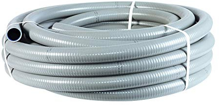 well2wellness® PVC Flexschlauch 40mm / PVC Klebeschlauch 40mm für Pool und Teich | 5m Rolle | Flexibel Teilbar | Robust | Vielseitig Einsetzbar | Formstabil
