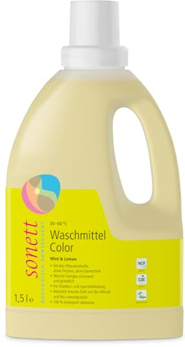 Bio Waschmittel Color Mint & Lemon 20-60°C 2 x 1,50 L
