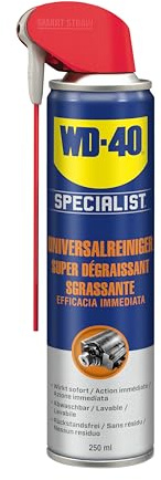 WD-40 Specialist Universalreiniger 250 ml – Hochleistungsreiniger für Maschinen, Werkzeuge & Oberflächen, entfernt Öl, Fett & Schmutz, trocknet schnell & sorgt für rückstandsfreie Sauberkeit