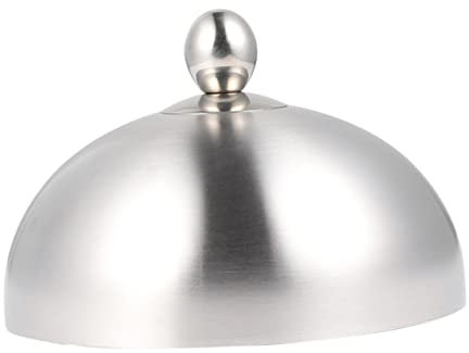 DOITOOL 1stk Steak-abdeckung Lebensmittel-bildschirmabdeckung Kochkuppel Nachtisch Anti-koch-abdeckung Teppanyaki Deckel Glocke Aus Edelstahl Mahlzeit Abdeckung Rostfreier Stahl Schutz