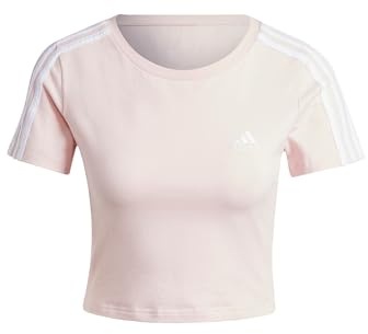Adidas Damen Essentials 3-Stripes Crop Tee T-Shirt
