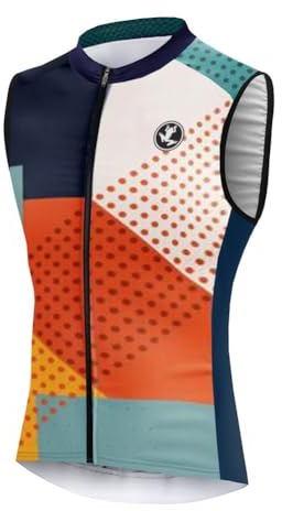 UGLY FROG Herren Radwesten Ärmellos Radtrikot Fahrradtrikot Fahrradbekleidung Schnell Trocknend Atmungsaktiv MJMK01