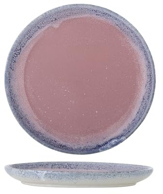 Bloomingville Paula Teller, Rose, Steingut, T20xH1,5 cm