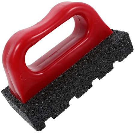 Hoement Sanding Block with Handle for Concrete and Brick Stain Removal, Versatile Abs Material Tool for Construction and Home Renovation Projects, Sturdy and Effective Masonry Cleaning