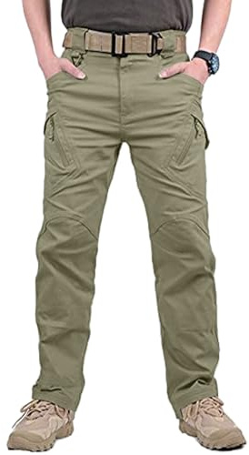 YAOBAOLE Pantalon Tactique Homme X9 Cargo Treillis Militaire Randonnée Chasse Pantalon de Travail avec Plusieurs Poches