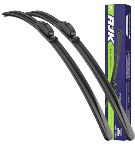 AJK Front Windshield Wiper for Hyundai Elantra 2021 2022 2023 2024 2025, Original Equipment Window Wipers Blades, Conventional, Vehicle Specific Fit, Pack of 2