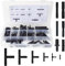 113 Stück T-Verbinder Schlauchverbinder Set, Bewässerung Anschluss Kit für Schläuche, Bewässerung Anschluss Kit T-Verbinder Schlauchverbinder Set für Gärten Schläuche