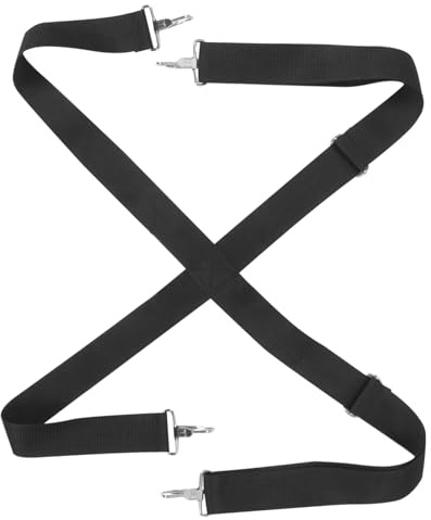 INOOMP Verstellbarer Schultergurt Langlebige Trommelschlinge für Snare Drum aus Nylon als Ersatzband für Marschtrommel bei Parade und Performance