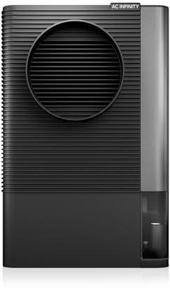AC Infinity HYDRONE 5, déshumidificateur d'usine de précision, 10 niveaux de séchage clairs, moteur rotatif PWM, efficace dans des environnements extrêmement chauds et froids, ports à double canal
