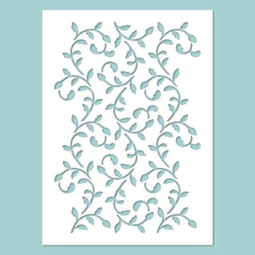 Zita`s Creative Schablone - Floral Elements 03. - Wiederverwendbare Schablone für 3D Strukturen und Mixed Media