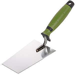 Colorus Profi Berner Putzerkelle 140 mm | Maurerkelle Edelstahl, rostfrei | Stukkateurkelle mit 2K Griff | Putzkelle Trapezkelle Putzerkelle | Stuckateurwerkzeug