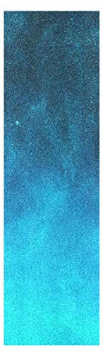 Mnsruu Blaues Sternraumuniversum Skateboard Griffband Sandpapier Griptape Rutschfestes Blasenfrei Blatt 1 Stück Longboard Aufkleber Scooter 22,9 x 83,8 cm