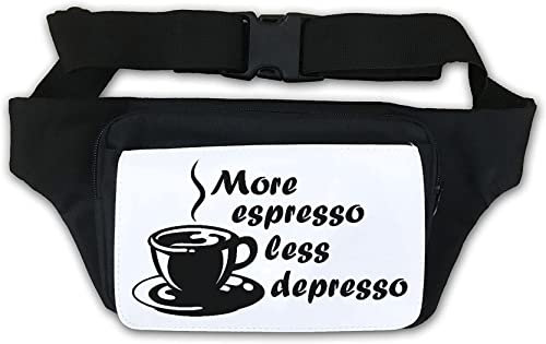 More Espresso Less Depresso Coffee Mug Sac Banane Blanc One Size