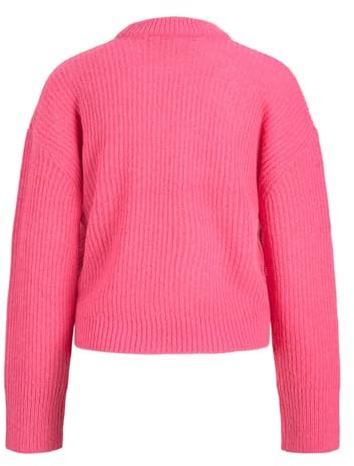 JJXX Jxember Ls Fluffy Crew Neck Knit Noos, Suéter Mujer, Carmine Rose., XL