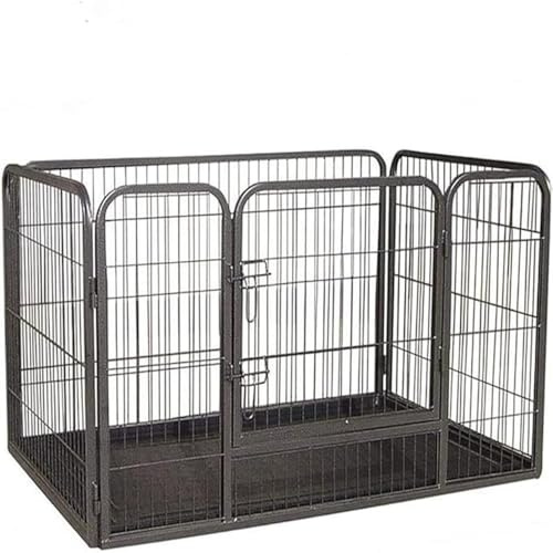 Welpen-Laufstall im Doggy-Stil, robust, mit Bauchmuskel-Tablett, Welpenlaufstall für Welpen, Käfige, Käfige, Hundetraining, Laufstall für Hunde und Welpen, Größe XL