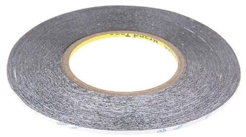 Mr. Gadget's Solutions® 3mm Double Sided Super Sticky Adhesive Strong Tape For Cell Phone Mobile Phone Repair - Black