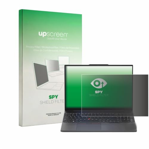 upscreen Filtre de Confidentialité pour Lenovo ThinkPad E16 Gen 1 | Anti-Spy Protection d'écran Made in Germany Anti-Espion Privacy Filter Anti-Regard Mat