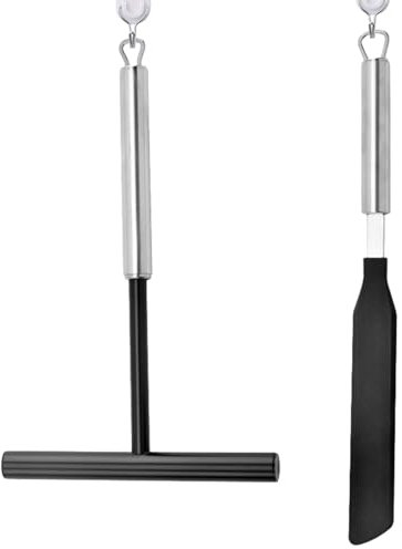 JINGAN Herramientas para crepes, kit de esparcir crepes y espátula