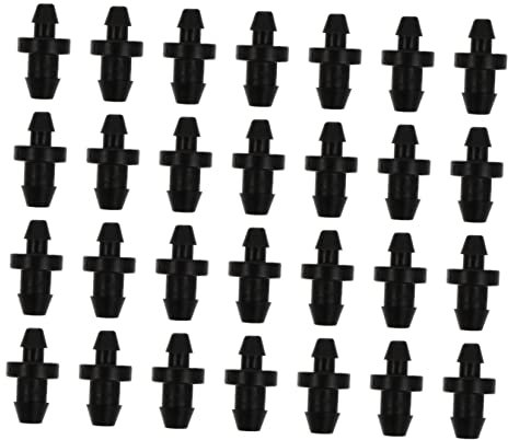 OFFSCH 150piezas Tapones De Cierre Para Riego Por Goteo Plug De Tubo Con Doble y Jardín Césped y Sistema Agrícola Duraderos y Anti-fugas
