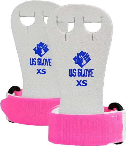 US Glove - Gymnastiques - Gymnastique - Grips Rainbow Beginner - 1 paire - Cuir - Jeunes - Blanc - XS