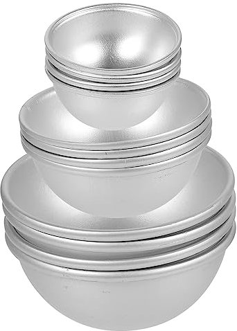 Operitacx 12stücke Halbkugel-badeform Diy-halbkugelform Halbkreis-kuchenform Halbkugel-kuchenform Bastel-halbkugelform Bastelform Halbkugelform Diy-form