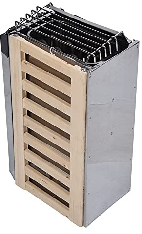 Stainless Steel Sauna Stove, 3.6KW Electric Heater, High Efficiency, Easy Installation & Maintenance, Sauna Stove Heater Heating Tool for Indoor Pool, Fitness Center, Apartment