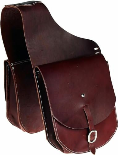 EQUIEMPRESS Western Satteltasche aus Leder für Pferde | Reitspaß, Wanderritt, geeignet für Reiten und Fassrennen | Satteltasche mit verstellbarem Riemen, Größe: 10x10x3 AZ-21