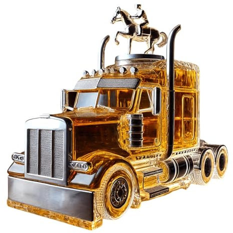 Caraffa Per Whisky,Carafone Whisky Decorazione Carrello Semiarticolato | Contenitore Liquori 375ml Accessorio da Tavolo con Tappo Decorativo per Compleanno Casa Matrimonio Cucina Bar Birra Champagne