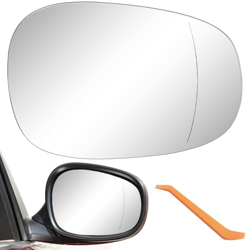 Spiegelglas Außenspiegel Kompatibel mit BMW 1ER 3ER E81 E90 E91 2009-2012 E88 Cabriolet 2012-2013 E92 Coupé E93 Cabriolet 2011-2013 Ersatzspiegel Beheizbar Rückspiegelglas Asphärisch - Rechts
