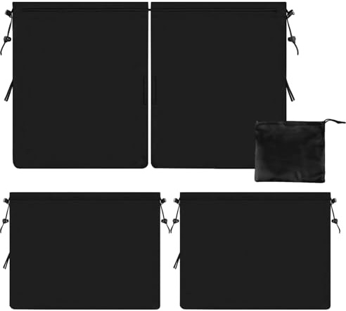 1 lot de rideaux d'intimité de voiture pour SUV/automobile, couleur noire avec ventouses, tissu en velours pelucheux, parfait pour l'intimité, la sieste et le changement dans le véhicule