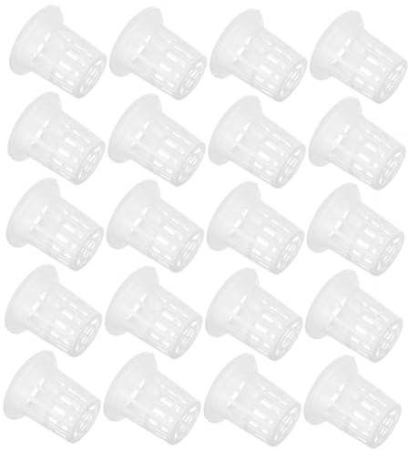 Toddmomy 80 Piezas Cestas Hidropónicas de Malla para Cultivo sin Suelo Unidades Macetas Plásticas Compactas para Jardín y Cultivo con Control de Raíces y Ahorro de Agua