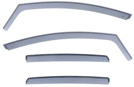 DGA Windabweisersatz kompatibel mit Volkswagen Golf VII Variant 2013-2020 (4-teilig), Grau | kompatibel mit Volkswagen Golf VII Variant 2013-2020 (4-teilig)
