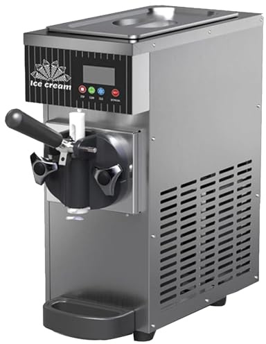 Soft Serve Ice Cream Machine - Countertop Maker with LCD Panel, 450W Power, Yields 4-8 Kg/H, for Commercial and Home Use, Single Flavor Soft Serve Maker