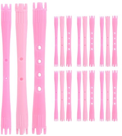 KAJNBN Varillas Rizadoras de Pelo de Plástico Ligero Diseño de Ondas de Agua para Permanente sin Calor, 90 Piezas para Uso en Salón y Peinado Rápido