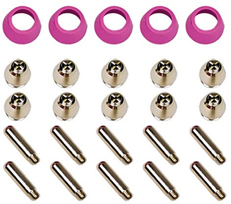 VECTOR WELDING Plasmaschneider Verschleißteile AG60, 25 Teile | Ersatzteile Zubehör Set