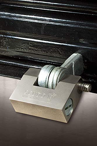 F.T. SERIE 928 SCUDO - Lucchetto Kit di Sicurezza per Serranda Avvolgibile Negozi Locali Commerciali (Chiave di sicurezza)