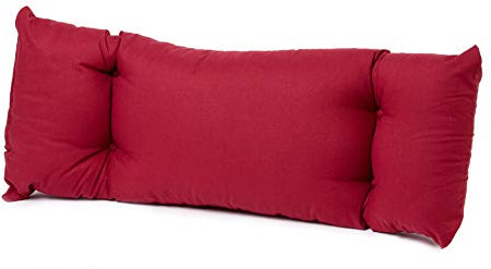 Diana Cowpe Lumbar/Lower Back Support Cushion | Universal Fits Most Chairs | 3 Colours | Non-Allergenic (Red)