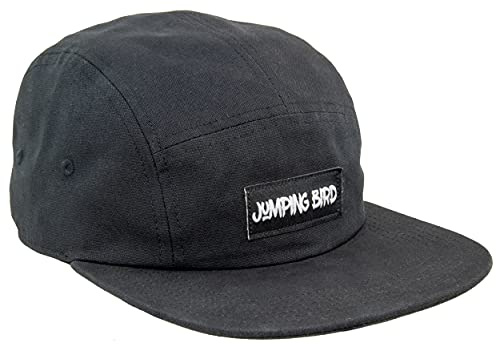 Jumping Bird Gorra Snapback Unisex • Gorra de 5 Paneles para Exteriores • Gorra Deportiva para Hombre y Mujer • Ajustable y fácil de Lavar • 100% Algodón