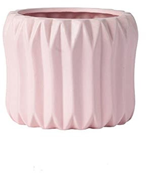JBIVWW Pot De Fleurs Succulentes en Céramique, Petite Décoration Nordique Simple pour Balcon, Radis Vert, Orchidée, Mini Vase (Color : Pink)