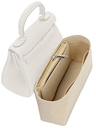 Lckaey Kelly 28 Organizer für Handtaschen, 1011 Beige-M