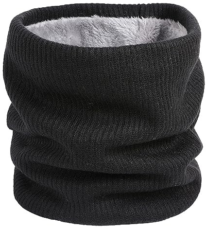 I Kua Fly Snoods for Men Women Unisex Winter Neck Warmer Knitted Scarf