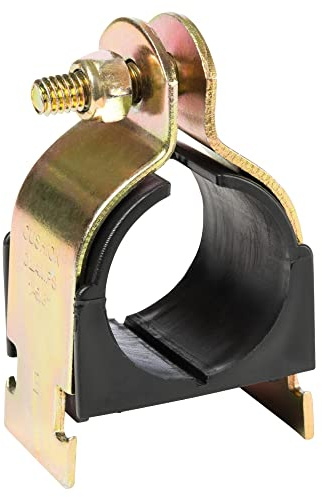 LINHDOR RUBBER CUSHION STRUT CLAMP YELLOW ZINC (1-1/4 CTS) 5-PACK USA MADE