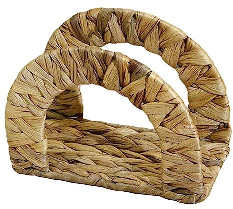 Zerodeko Desktop-Dekor Serviettenhalter küchenarmatur freistehender Taschentuchspender Cocktailserviette Ornament Wohnkultur Klopapierhalterung wiederverwendbare Serviettenständer Rattan