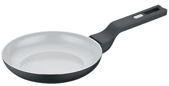 Bratpfanne 20, 24, 28 oder 30 cm, Aluminium, recycelt, schwarz - b.clever