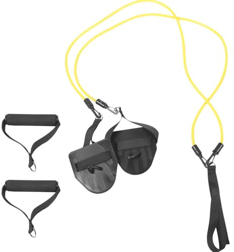 1 Set Band zum Schwimmen Schwimmtrainingsgürtel Schwimmgürtel Schwimmleine Schwimmtrainingsausrüstung Schwimmausrüstung Schwimmband Praktische Schwimmbänder Bungee-Seil Spielzeug Tpe Multifunktion