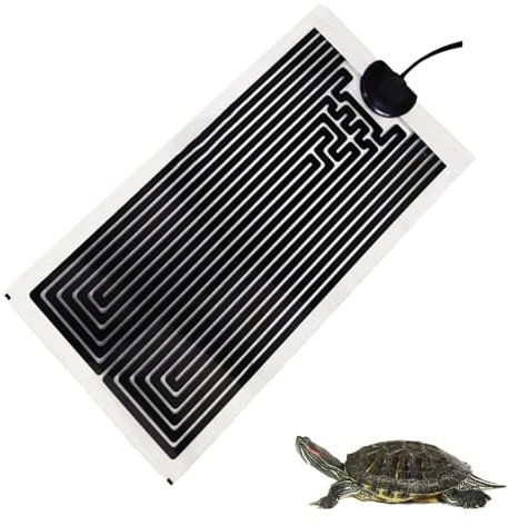 Tapis Chauffant pour Terrarium, Tapis Chauffant pour Reptiles avec Thermostat - Température réglable sous Le Coussin du réservoir pour Reptiles, Tapis Chauffant pour Reptiles, Tapis Te