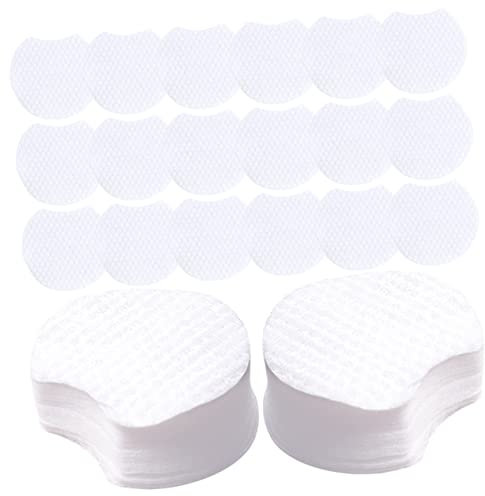 minkissy Einweg Gesichtspads Halbmondform 1200 Stück Hautfreundliche Kosmetikpads Für Gesichtsreinigung Und Make up Entfernung Peeling Vliesstoffe