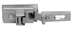 Dörrgångjärn glas CONFALONIERI 1025 Nickel Satin
