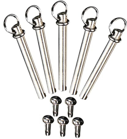 Holibanna Kit de réparation de ventilateurs pliables à main avec rivets et écrous à riveter 1,18 x 0,31 x 0,31 po Accessoires métalliques portables pour entretien facile du ventilateur
