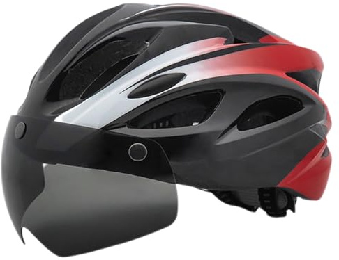 Casques d'équitation | Casques de vélo avec feu arrière rechargeable – Vélo réglable et respirant pour homme et femme, route, montagne